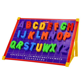 Tableau magnétique Quercetti incl. Aimants ABC lettres majuscules, 53 pcs.
