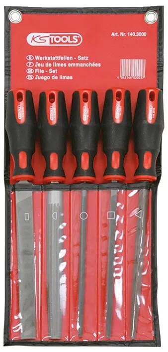 Ks tools ks-tools jeu de fichiers ensemble de fichiers d'atelier 5 pièces. l 200mm