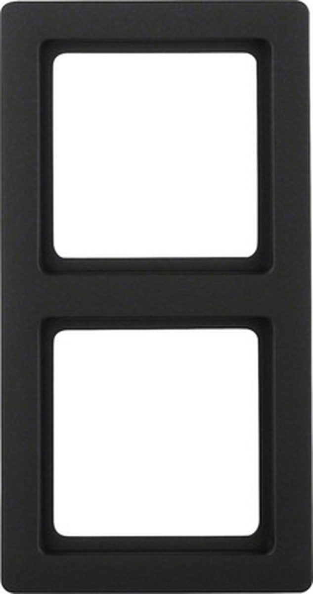 Berker q1 cadre de couverture 2 fois anthracite