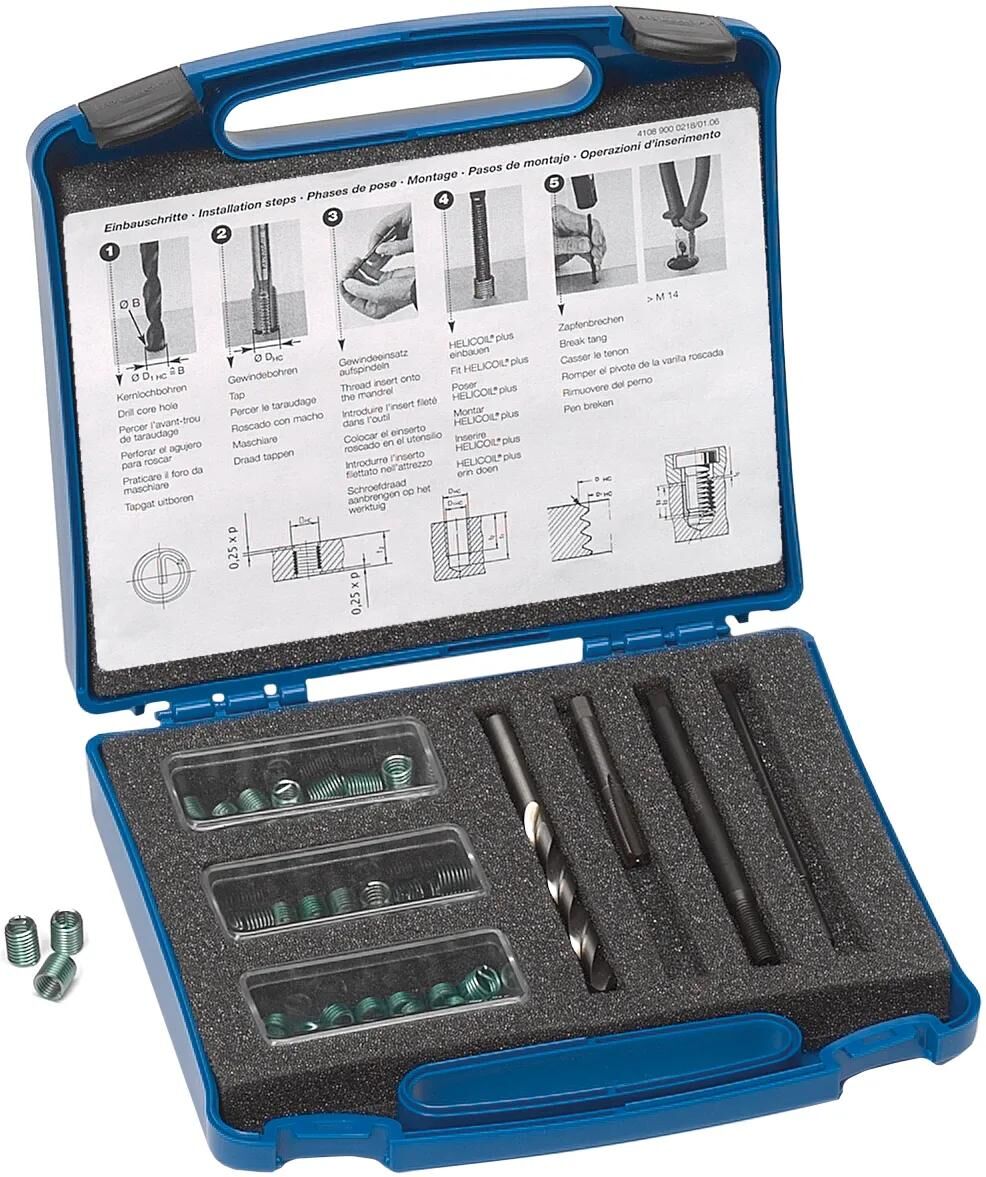 Gamme de réparation de filetage Böllhoff Helicoil Plus Rep. pack hélicoïdal m8 x 1,25