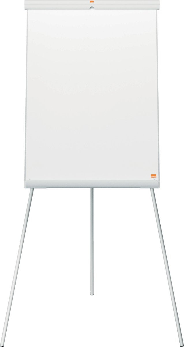 Tableau à feuilles mobiles en acier Nobo premium plus avec trépied - tableau blanc magnétique - 70 x 100 cm - blanc