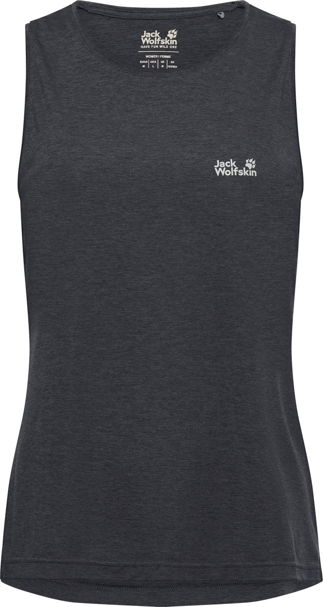 Jack wolfskin wildtrail débardeur w chemise d'extérieur pour femmes-phantom