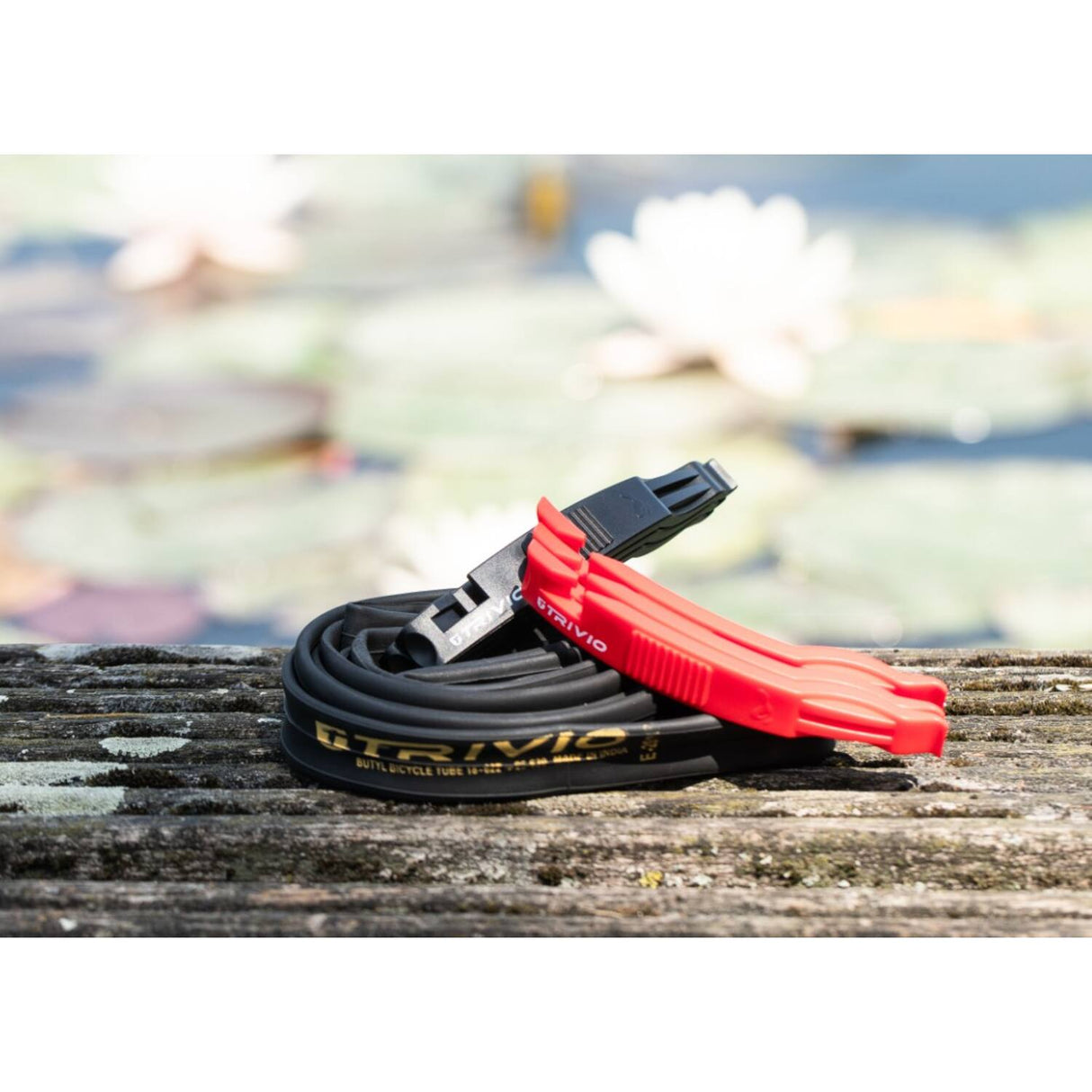 Trivio - outils de vélo démonte-pneus noir lot de 3 pièces