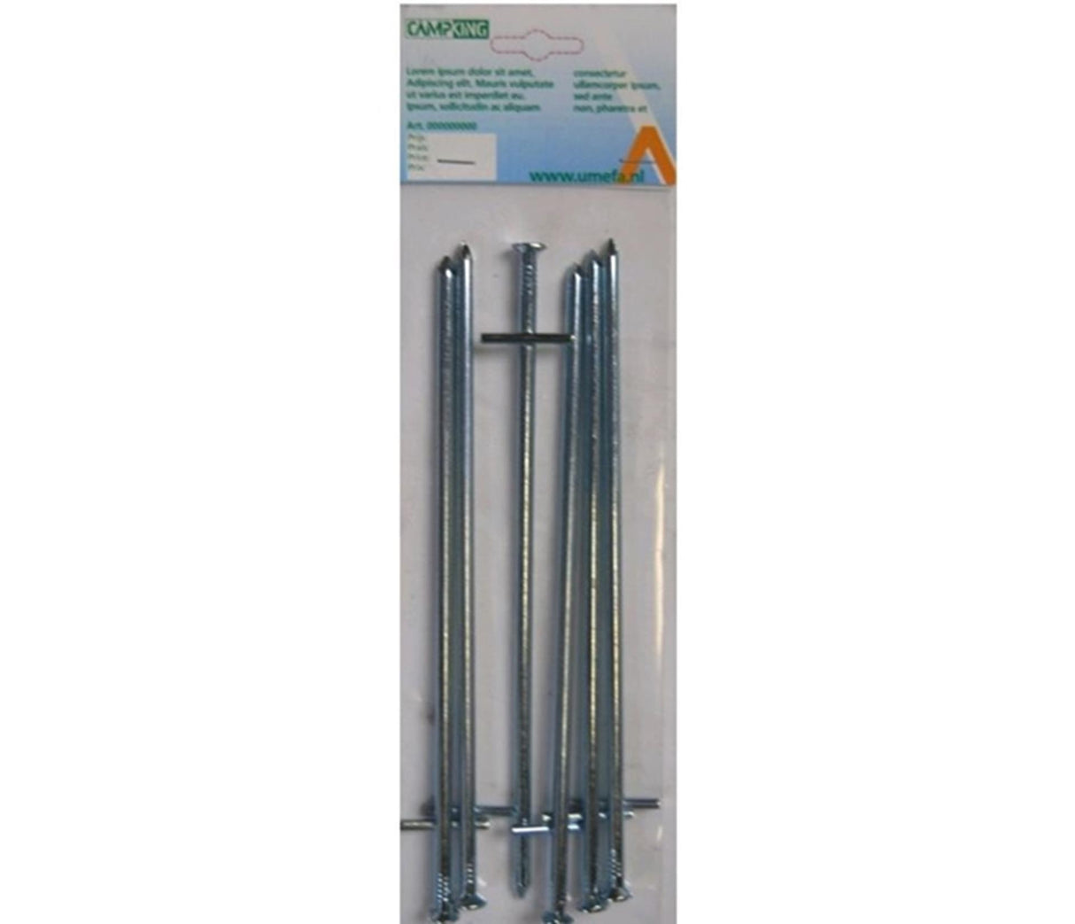 Camping umefa rock stylo tarzan 23 cm 6 pcs