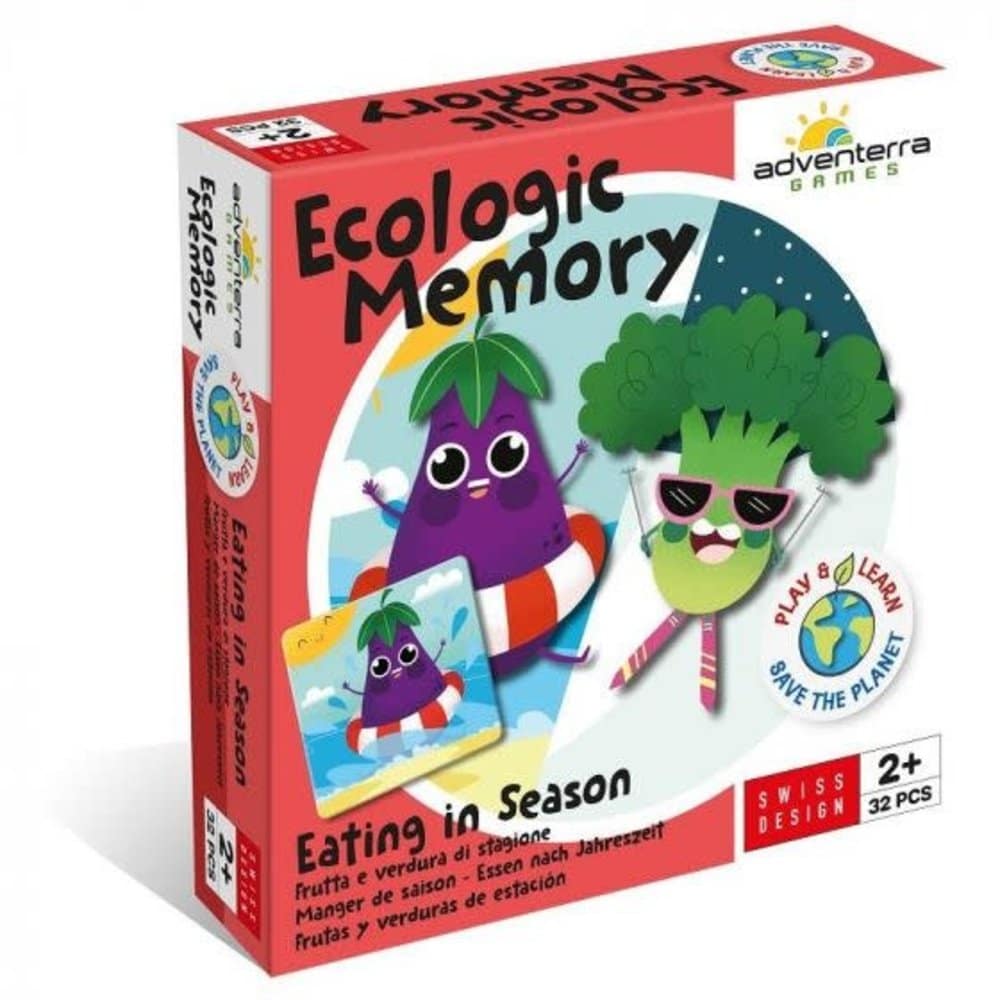 Jeux Adventerra - Jeu de mémoire écologique sur la nourriture