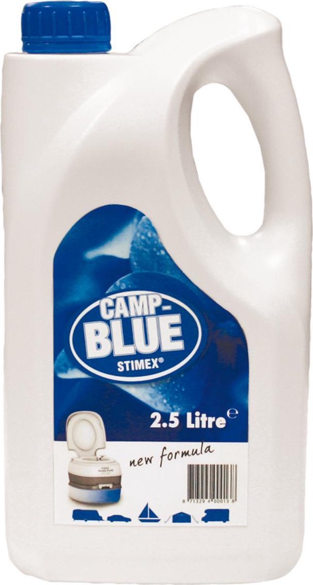 Stimex toiletvloeistof - camp blue - 2,5 liter