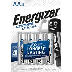 Energizer ultime lithium LR6 AA blister 4 pièces