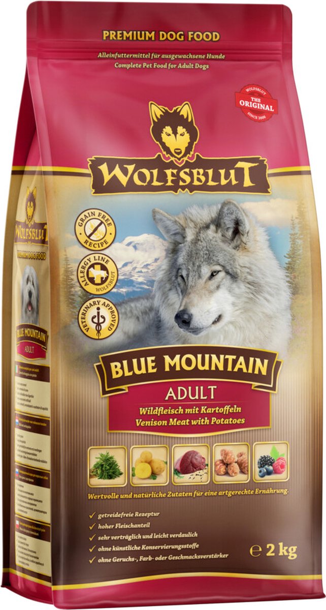 Wolfsblut montagne bleue adulte 2 kg