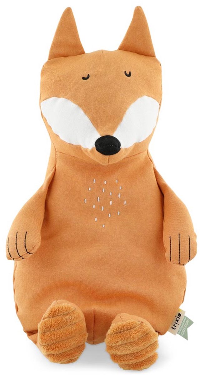 Peluche Trixie - m. renard - peluche animal - renard - premier doudou pour bébé - 100% coton bio - grand