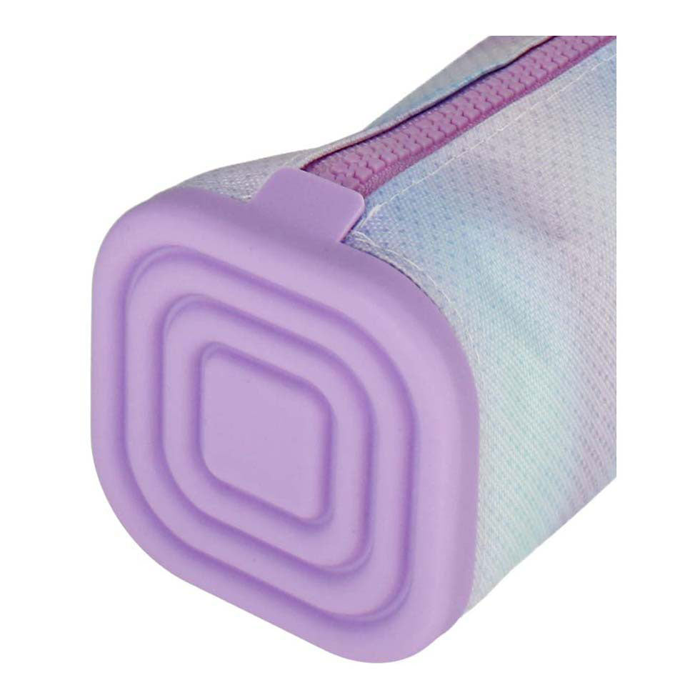 Trousse pastel avec côtés en silicone