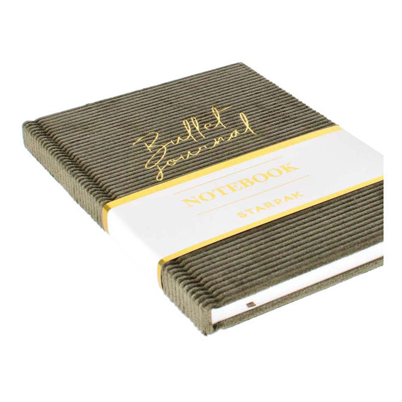 Carnet velours côtelé a5