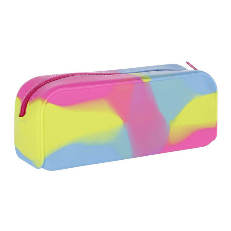 Trousse en silicone couleurs artistiques