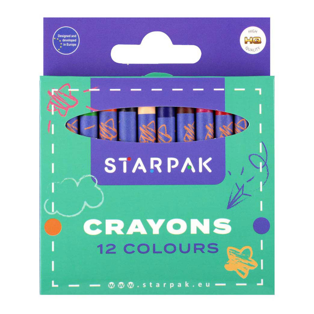 Crayons de cire, 12 pcs.