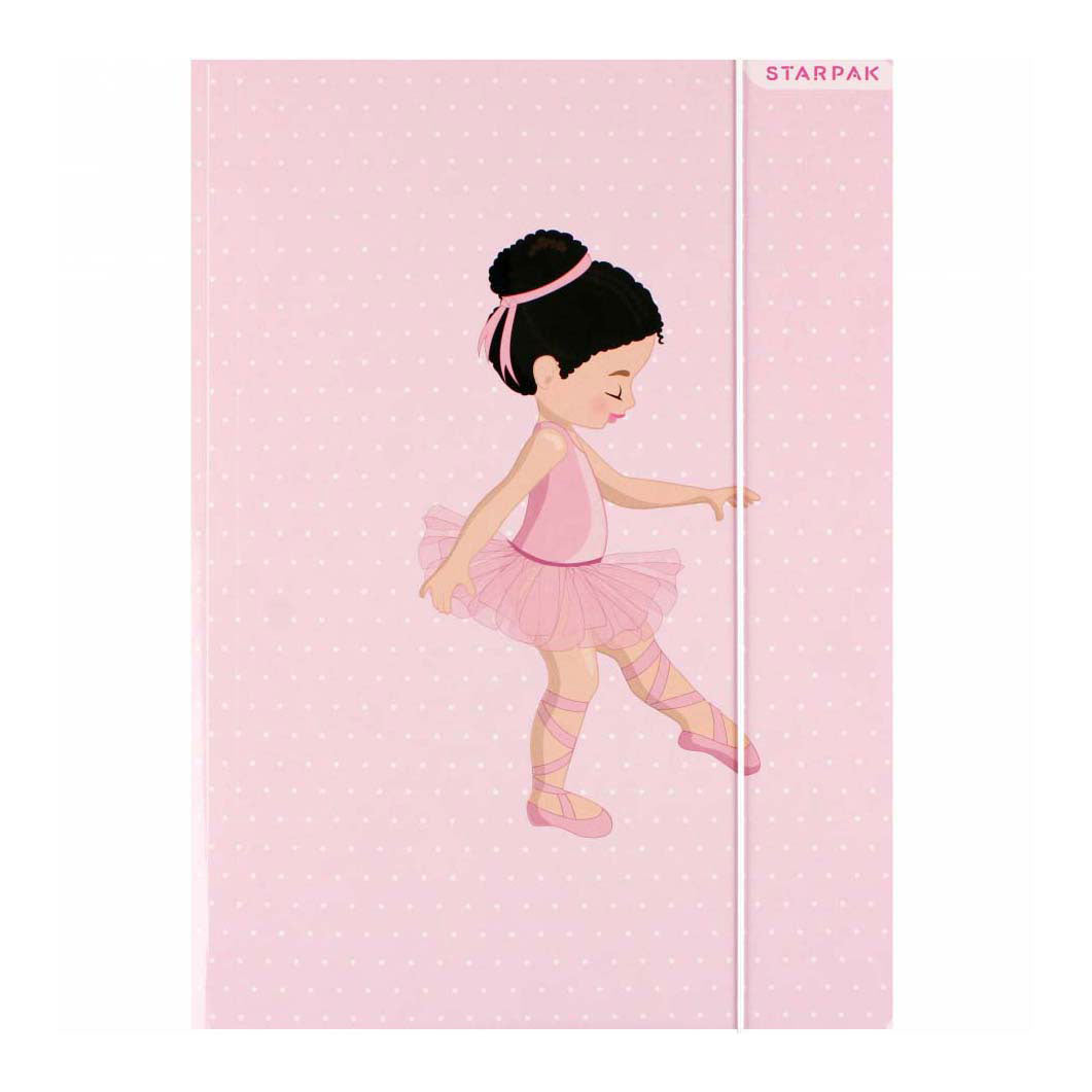 Dossier avec élastique A4 ballet