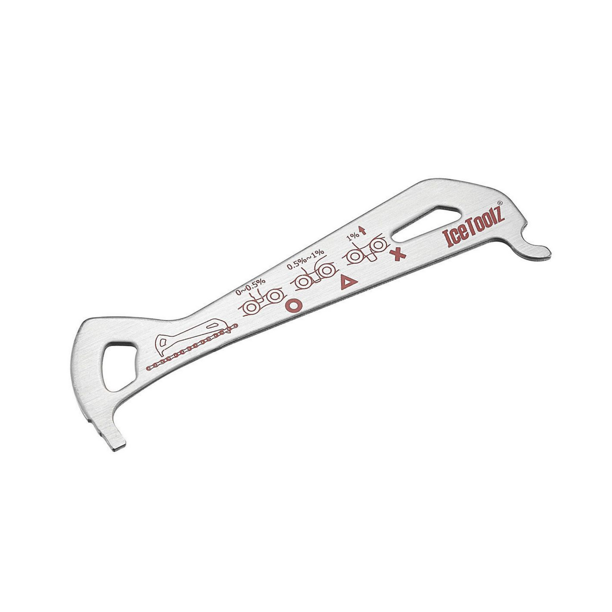 Porteur de chaîne Icetoolz 62C4 en acier inoxydable