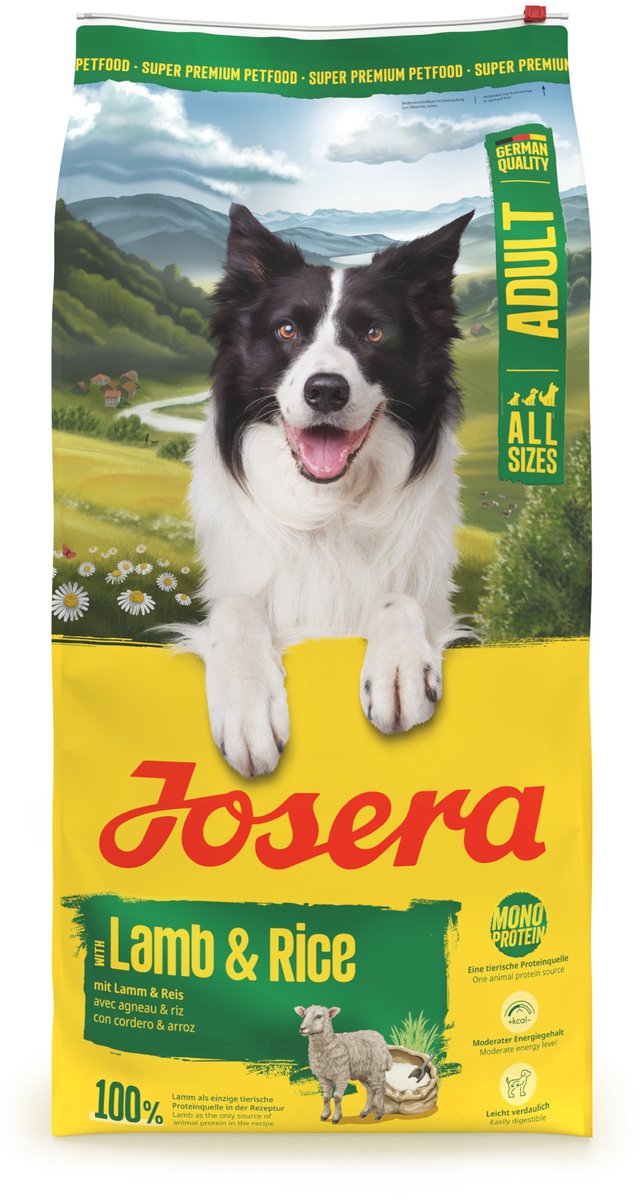 Riz à l'agneau Josera - toutes tailles adultes - nourriture pour chien - 12,5 kg