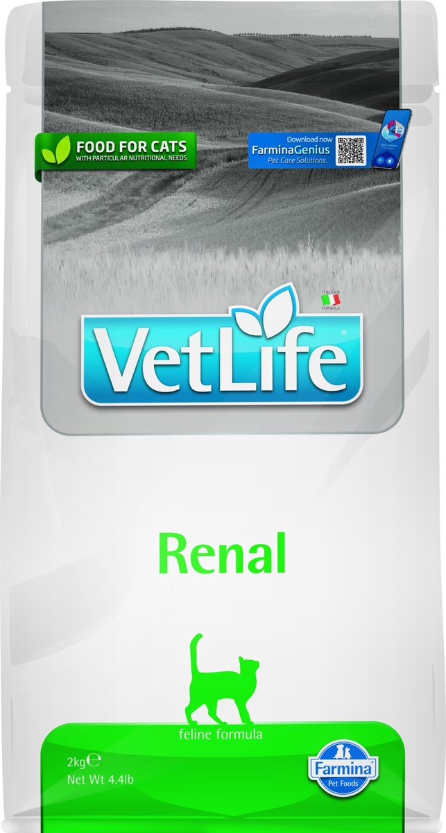 Farmina vetlife rénal - nourriture pour chat - 2 kg