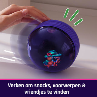 Balle de hamster Bitzee - jouet interactif avec plus de 20 hamsters - roule et répond au toucher - jouets numériques pour animaux de compagnie