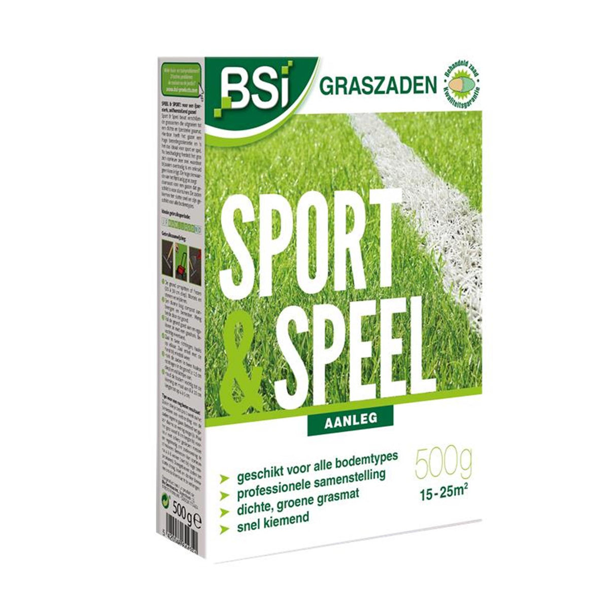 Semences de gazon Bsi sport et jeu 500g pour 15-25m2