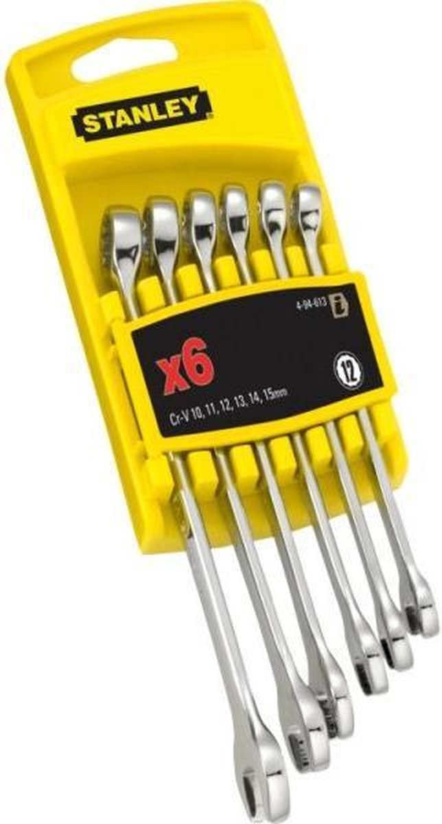 Jeu de clés mixtes Stanley (jeu de 6 pièces)