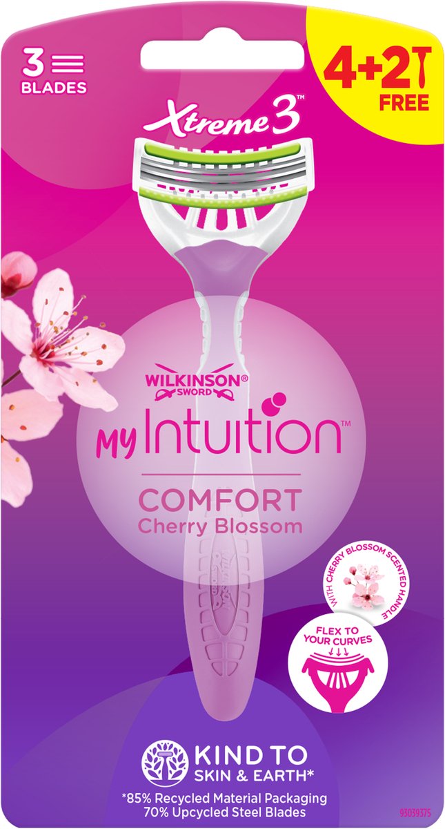 Wilkinson Sword Lames de rasoir jetables femme Wilkinson Xtreme 3 My Intuition - 6 pièces