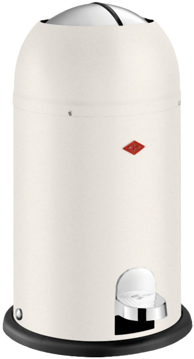 Wesco kickmaster junior poubelle | poubelle à pédale | 12 litres | métal - blanc | poubelle