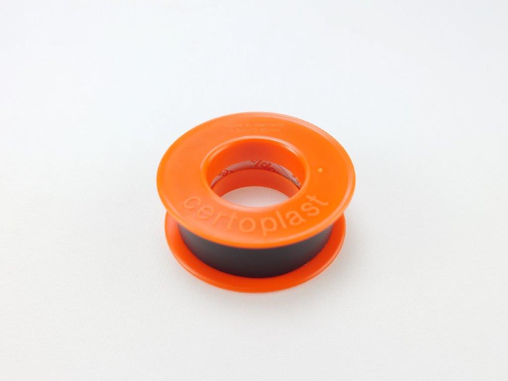 Fourchette à ruban PVC noir, rouleau 4,5m