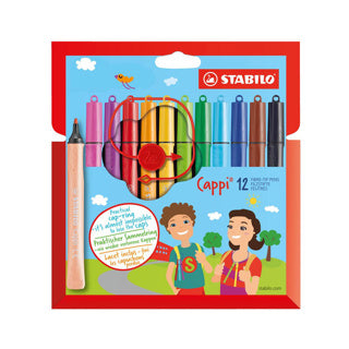 Stabilo cappi - feutre - lot de 12 pièces