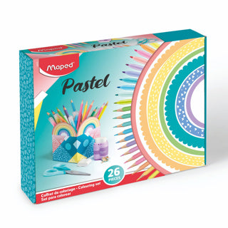 Set de démarrage pastel enfants 28 pièces