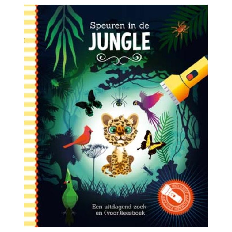 Recherche dans la jungle + lampe de poche en carton