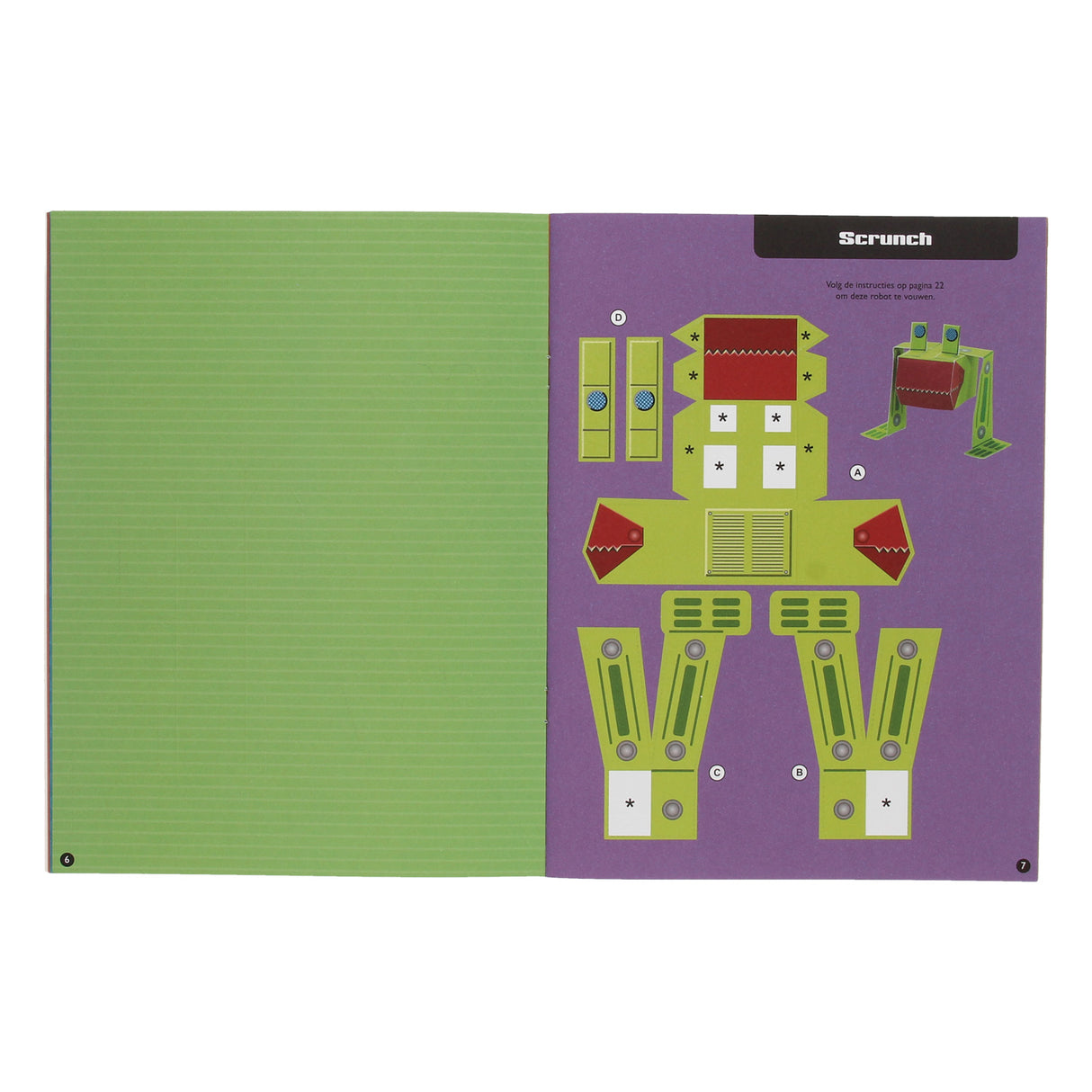 Gagne le livre d'artisanat Holland Paper Toys - des robots sympas