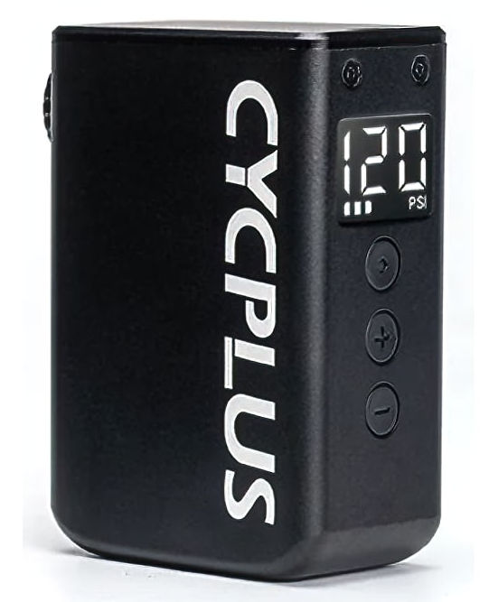 Pompe à vélo à batterie électrique Cycplus as2 cube noir