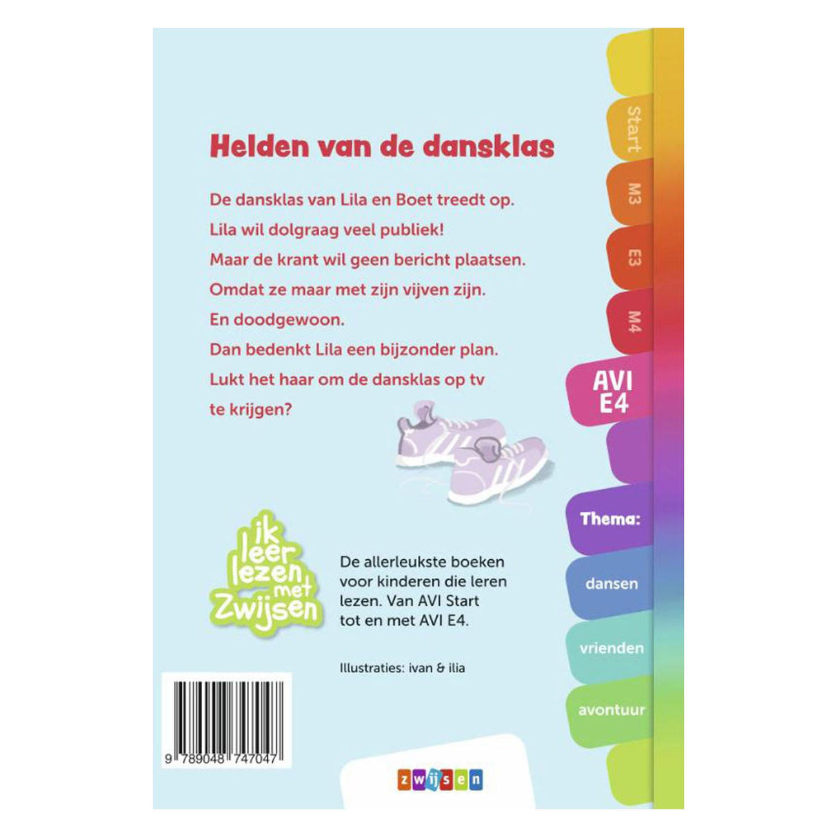 Wpg éditeurs zwijsen livre avi e4 héros du cours de danse
