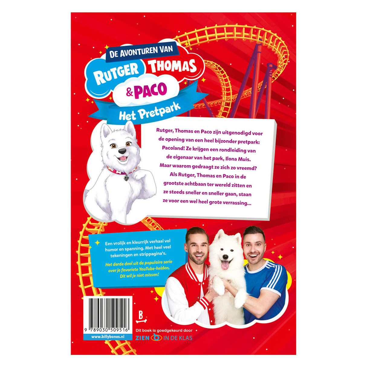 Livre central des aventures de Rutger, Thomas et Paco 3 - le parc d'attractions