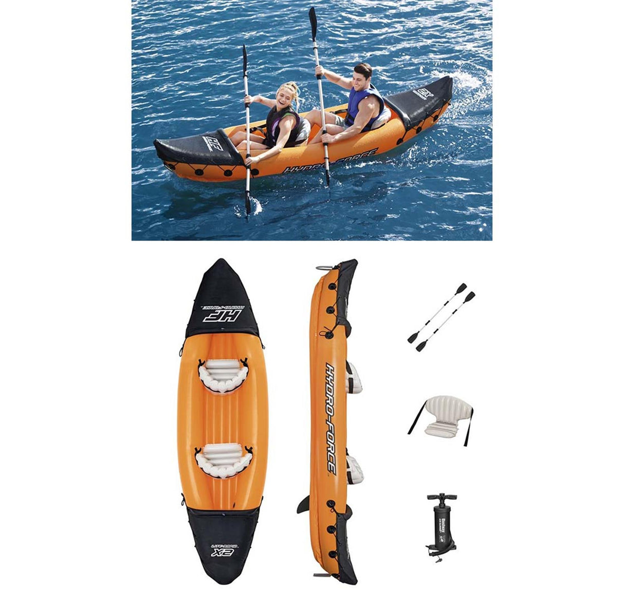 Bestway kayak hydroforce lite rapide x2 321x88cm
