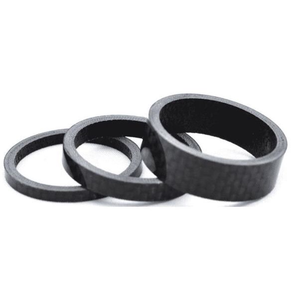 Ergotec Ball Head Spacers Set 1-1 8 (Ø28.6) 3 pièces 3 5 10 mm Carbone