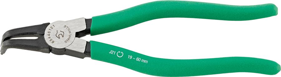 Stahlwille pince à circlips j21 90° ø19-60 intérieur