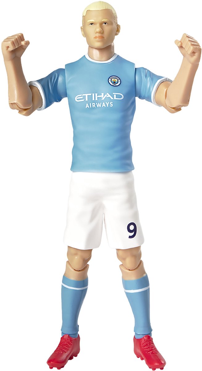 Ty figurine de football Manchester Ci Erling Haaland, 20cm