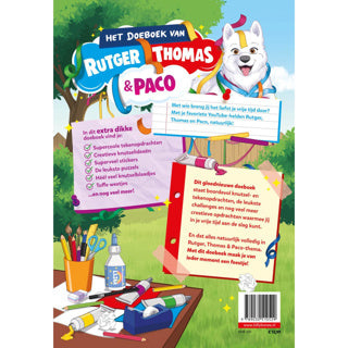 Livre cahier d'activités Rutger, Thomas et Paco