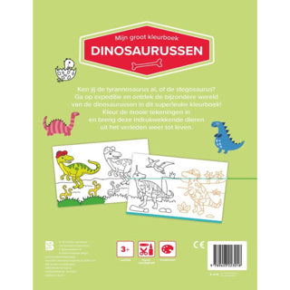 Ballon mon grand livre de coloriage - dinosaures