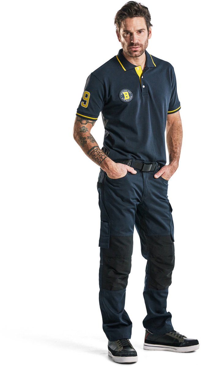 Blåkläder blaklader pantalon de travail de service avec stretch 1495-1330 - homme - marine foncé noir - 52