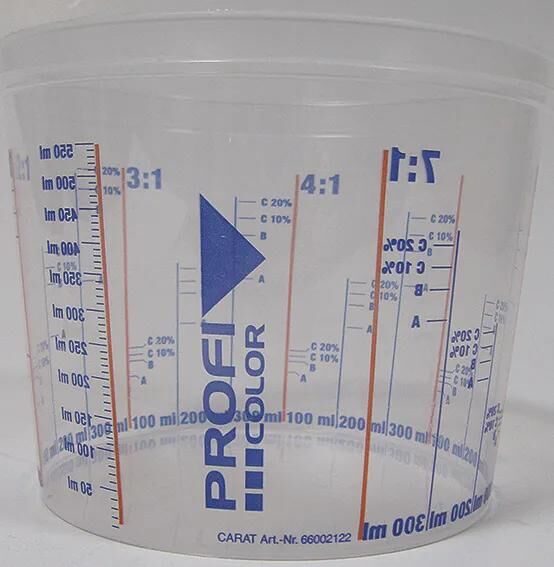 Gobelet de mélange de peinture couleur Profi, gobelet de mélange 750ml