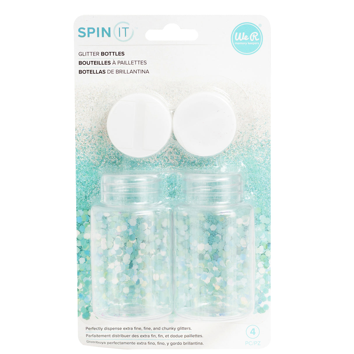 We r makers • spin it glitter bottles