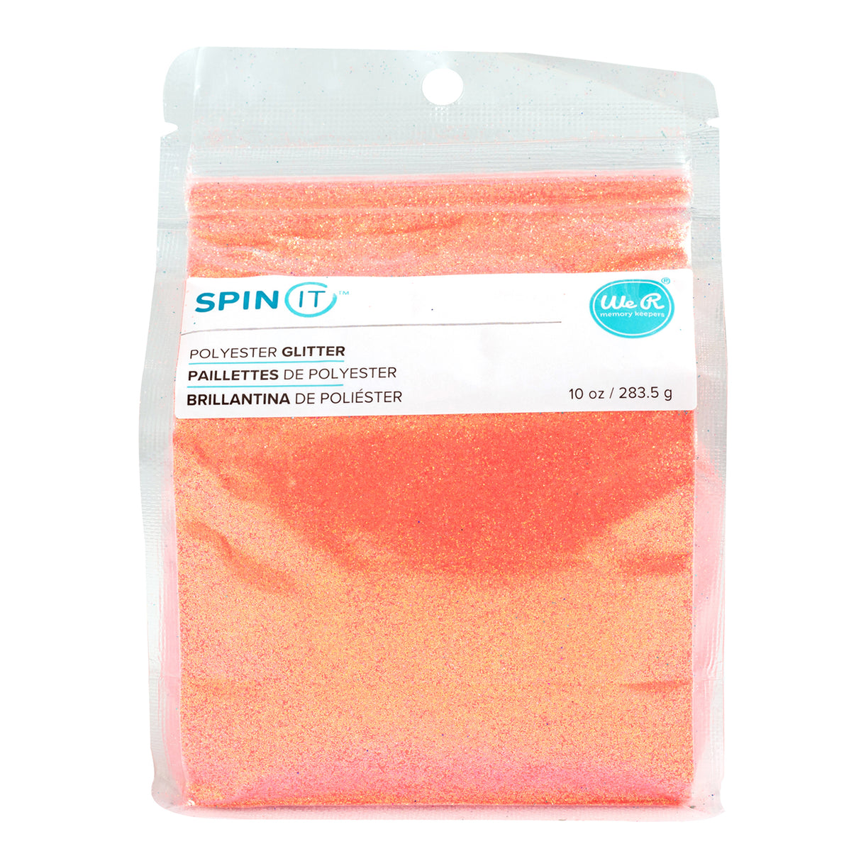We r makers • spin it extra fine glitter coral