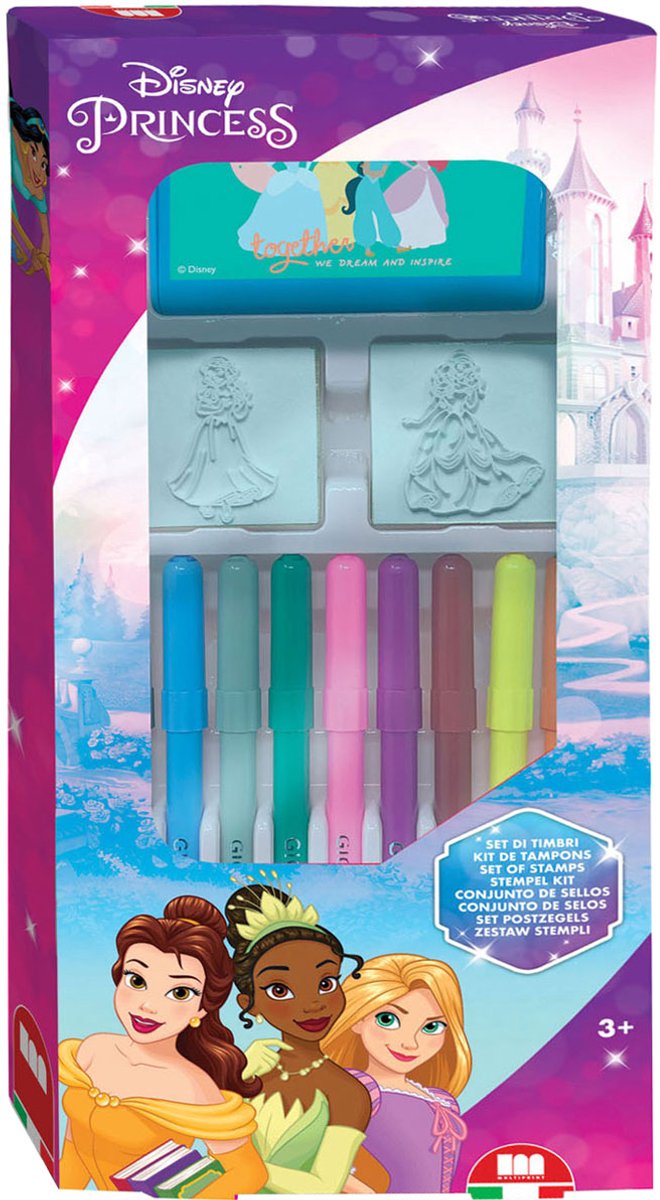 Ensemble de tampons de princesse Disney multiprint