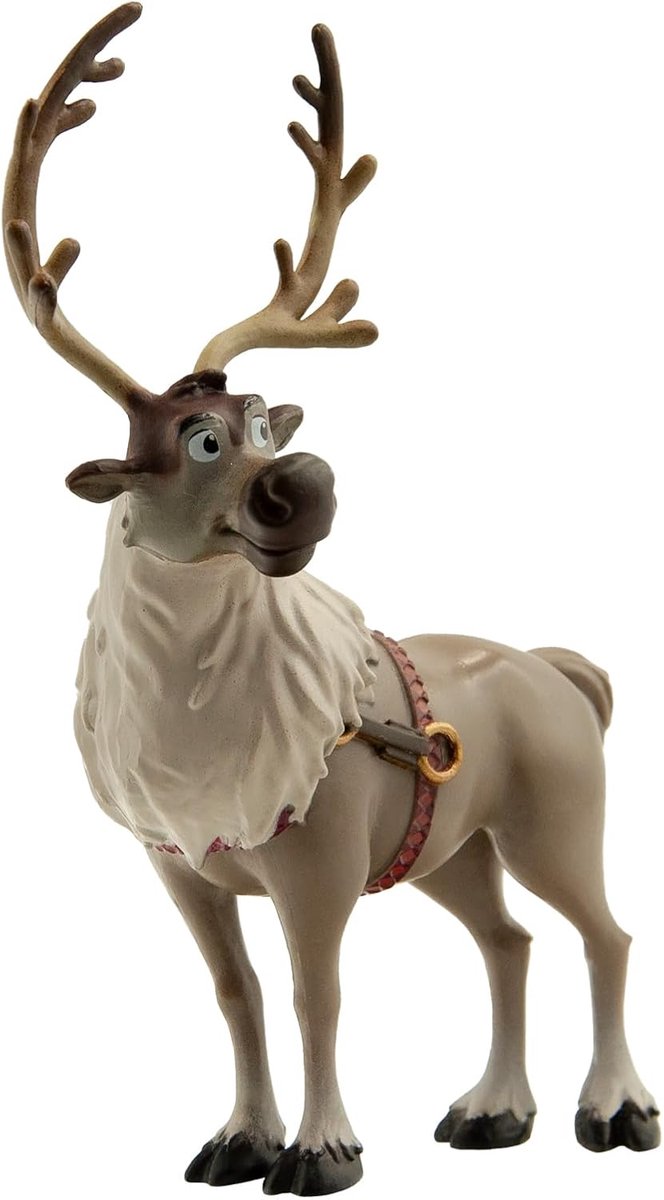 Bullyland 13514 – figurine de jeu et figurine de collection Sven de Disney La Reine des Neiges 2 – env. 12 cm – Design réaliste et détaillé – Idéal comme figurine de gâteau et petit cadeau pour les enfants à partir de 3 ans.
