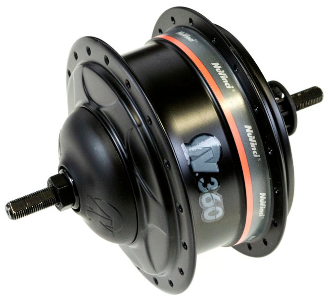 Shimano nuvinci n360 frein à rouleaux de moyeu arrière v-brake 36 trous noir nu