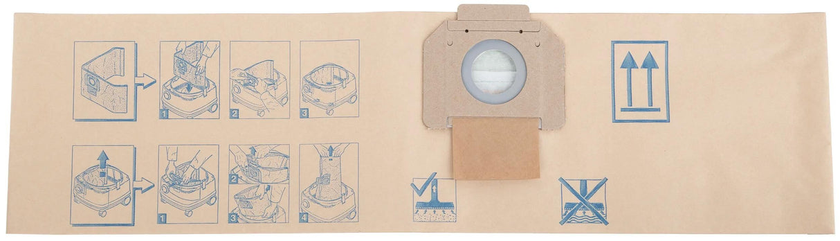 Nilfisk blue line sacs d'aspirateur sac filtrant pack.a 5 pcs. f. sq450-11