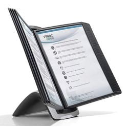 Support de bureau durable sherpa 10 sacs noir par pièce