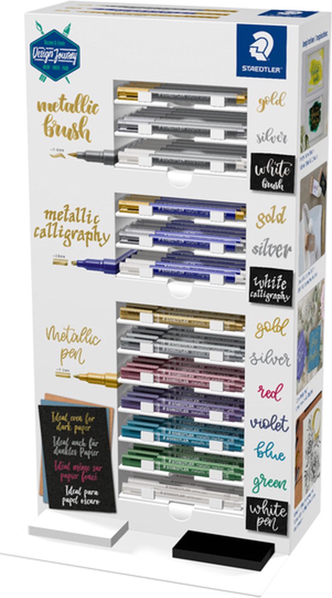 Staedtler writing instruments metallic assorted | 130 pièces